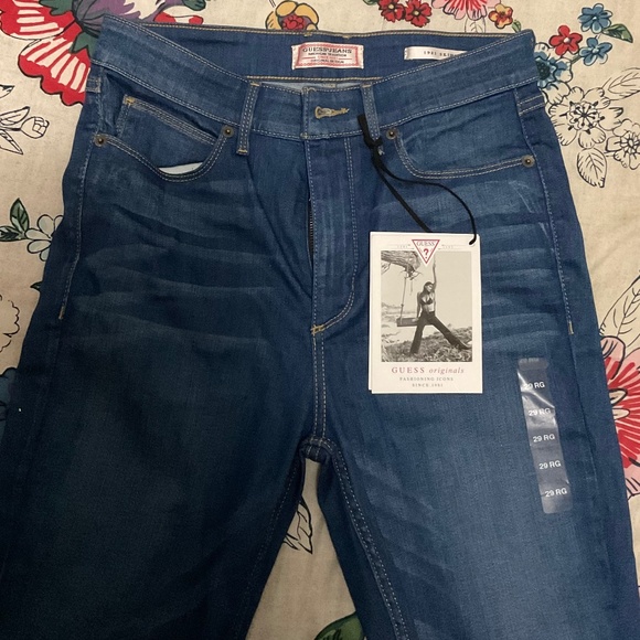 Guess Originals Blue Skinny Jeans - Picture 4 of 6